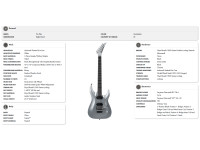 Jackson Pro Plus Series Soloist SLA2 Ebony Fingerboard Quicksilver Jackson Pro Plus Series Soloist SLA2 Ebony Fingerboard Quicksilver